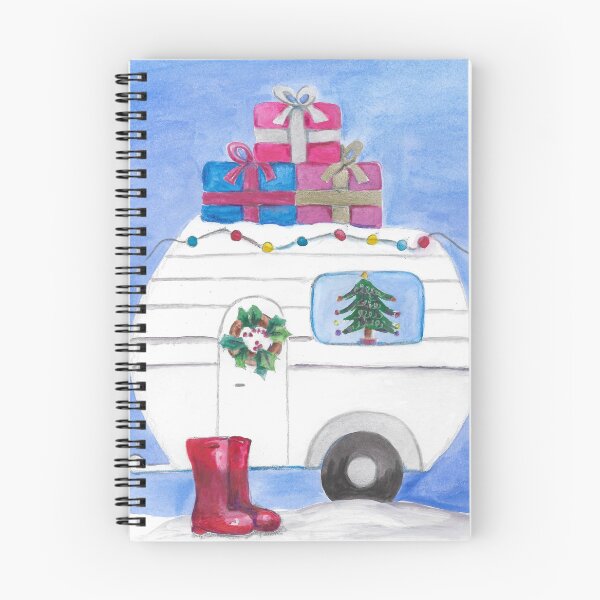 Item preview, Christmas Caravan with wellies designed and sold by Leatextileart.