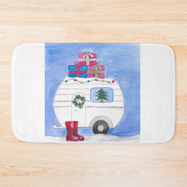 Item preview, Christmas Caravan with wellies designed and sold by Leatextileart.