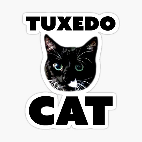 Tuxedo Cat Sticker
