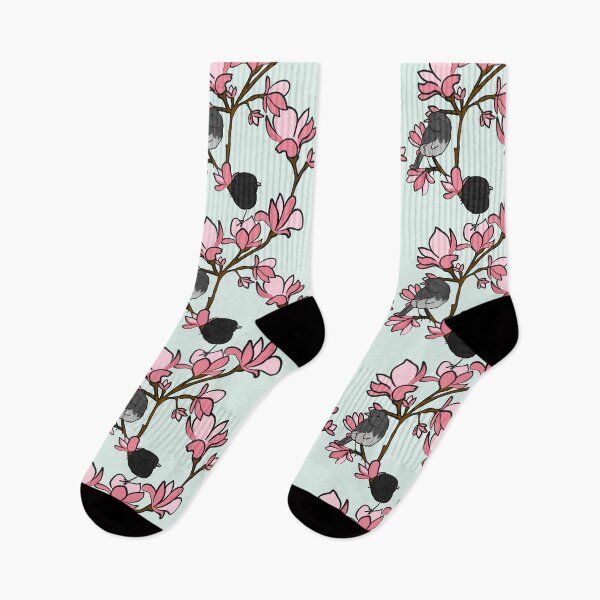 Item preview, Robins in magnolias designed and sold by Samantha Jones.