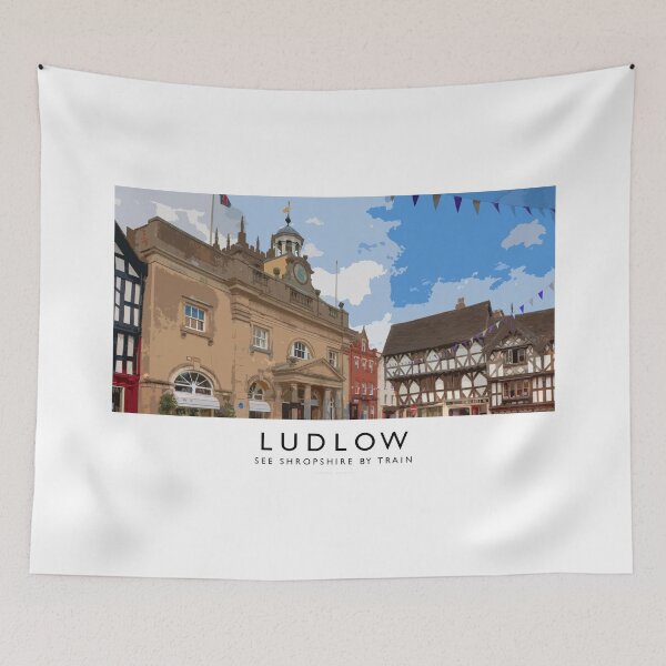 Item preview, Ludlow (Railway Poster) designed and sold by andrewroland.
