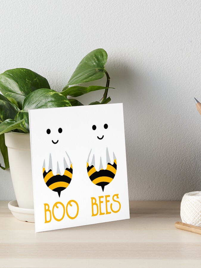 bees ferry halloween 2020 Boo Bees Halloween 2020 Art Board Print By Cicikcermil Redbubble bees ferry halloween 2020