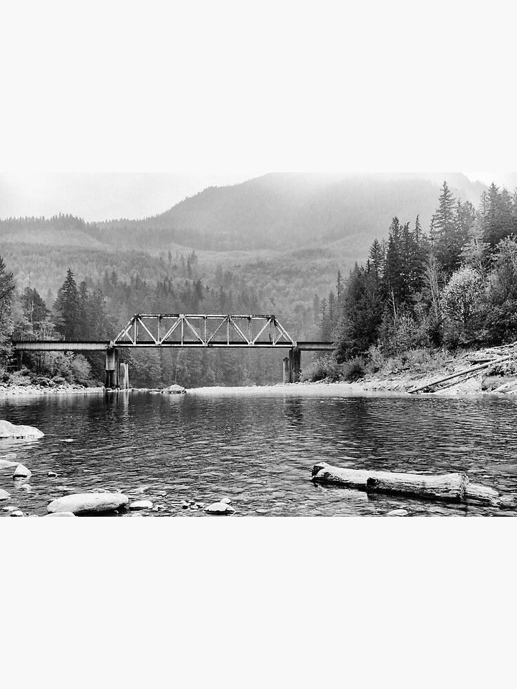"Skykomish River Bridge" Poster for Sale by efelump Redbubble
