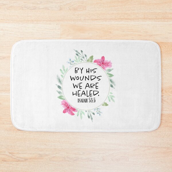 Item preview, By His Wounds we are healed - Scripture Art designed and sold by Harpley Design Studio.
