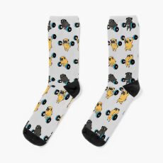 OLYMPIC LIFTING PUGS Socks