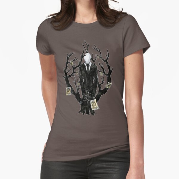 Slenderman III Fitted T-Shirt