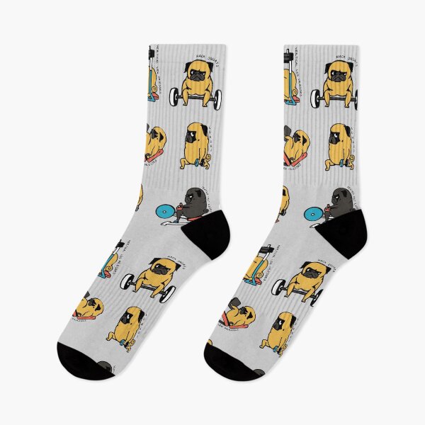 Item preview, Leg Day with The Pug designed and sold by Huebucket.