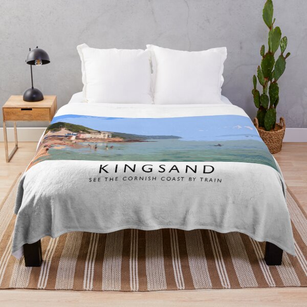 Item preview, Kingsand (Railway Poster) designed and sold by andrewroland.