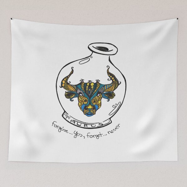 Item preview, Taurus Zodiac Forgive Yes, Forget Never designed and sold by HighArtDesigns.