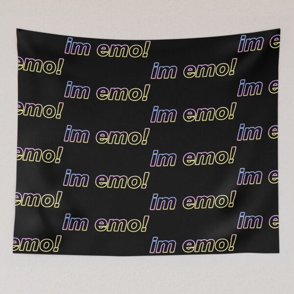 Item preview, im emo! – blue/yellow designed and sold by dalvago.