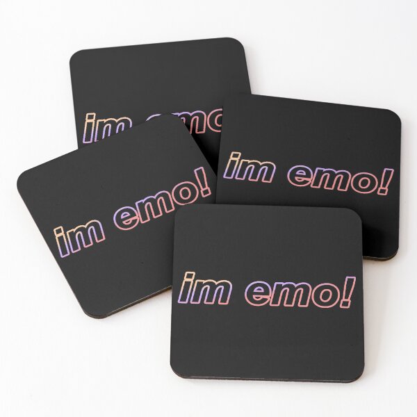 Item preview, im emo! – peach/red designed and sold by dalvago.