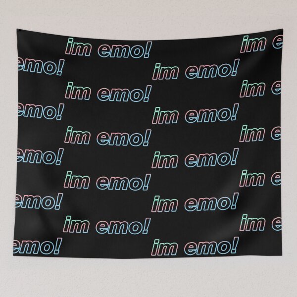 Item preview, im emo! – green/blue designed and sold by dalvago.