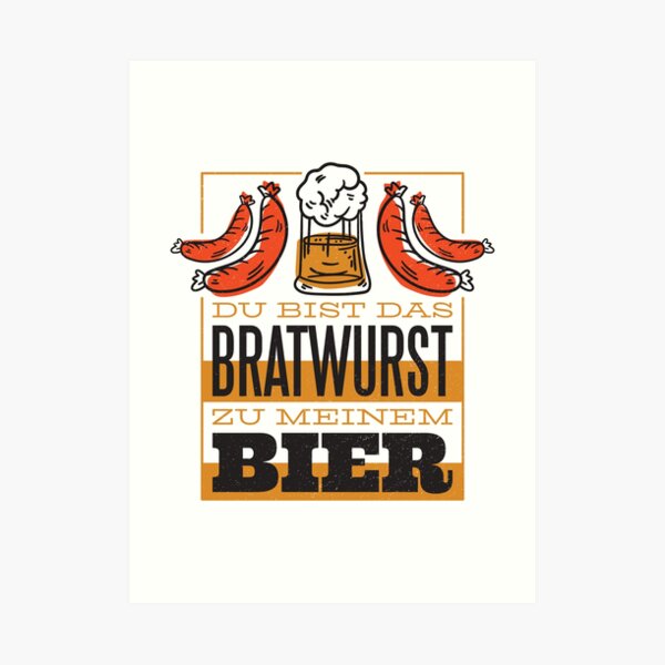 Bratwurst Art Prints | Redbubble