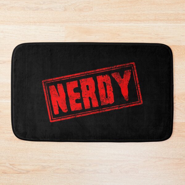 Item preview, Nerdy (Vintage Stamp) designed and sold by SassyClassyMe.