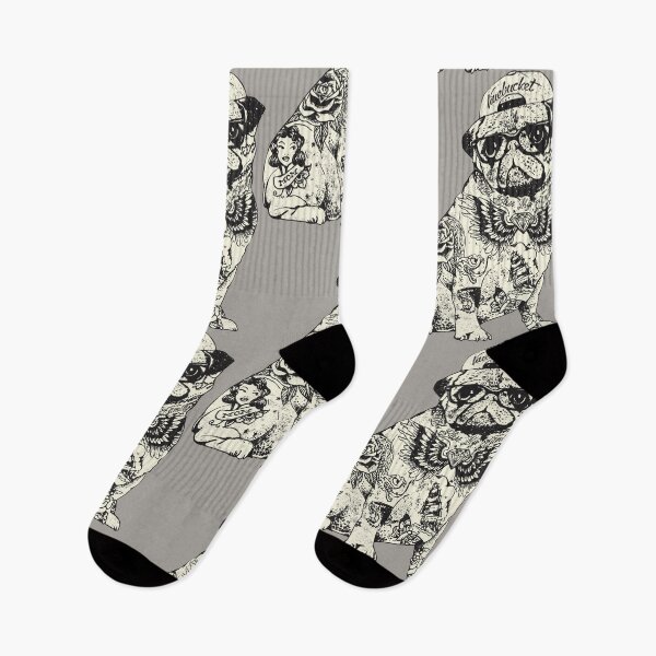 Item preview, Pug Tattoo designed and sold by Huebucket.