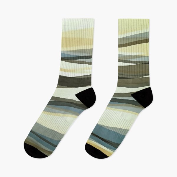Item preview, Semi Transparent Layers In Sand Brown and Blue designed and sold by taiche.