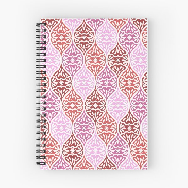 Item preview, Ornamental ogee pattern in pink and red designed and sold by HannaPaulina.