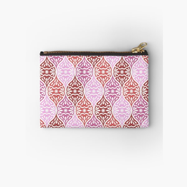 Item preview, Ornamental ogee pattern in pink and red designed and sold by HannaPaulina.