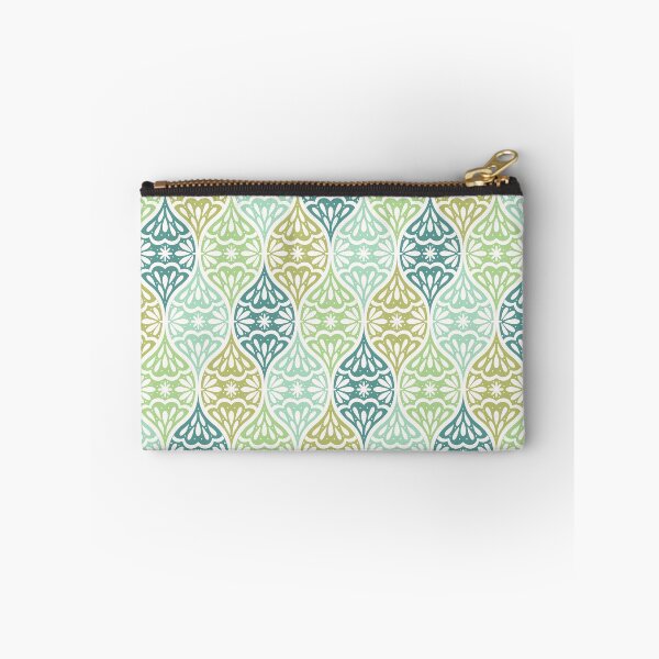 Item preview, Ornamental ogee pattern in teal and green designed and sold by HannaPaulina.