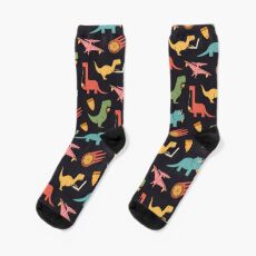 Pizza Dinos Socks
