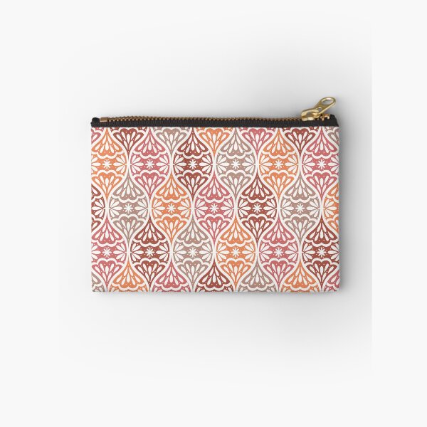Item preview, Ornamental ogee pattern in pink, orange, red and beige designed and sold by HannaPaulina.