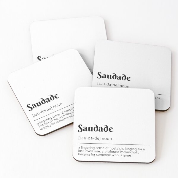 Item preview, Saudade Definition Dictionary Art designed and sold by OliviaJDMin.