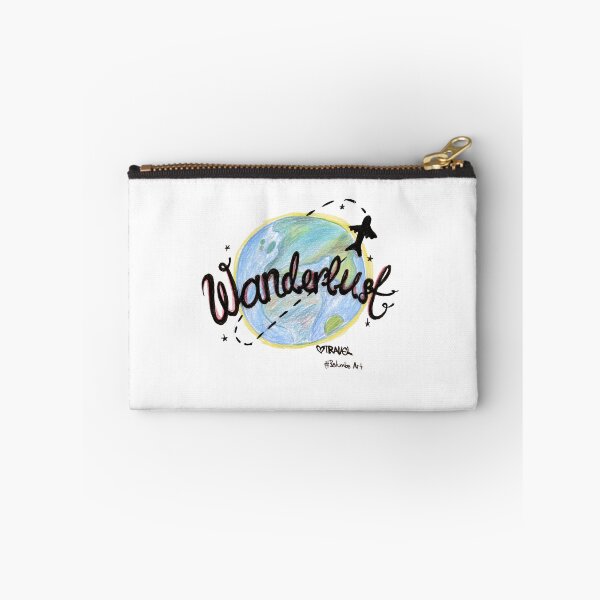 Item preview, Wanderlust Travel Traveling Quotes Art Gift designed and sold by HighArtDesigns.