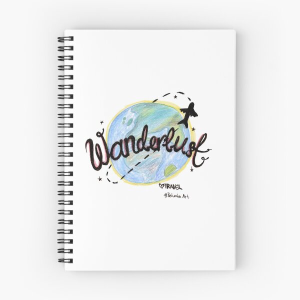 Item preview, Wanderlust Travel Traveling Quotes Art Gift designed and sold by HighArtDesigns.