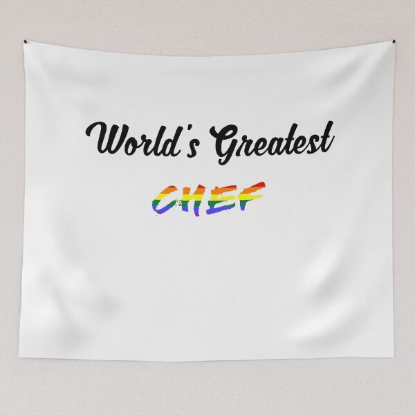 Item preview, Worlds Greatest Chef pride colours  designed and sold by qlobba.