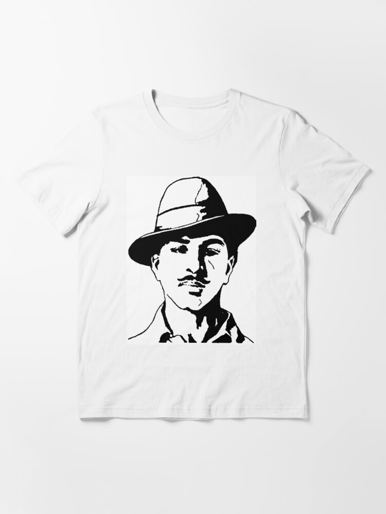 bhagat singh t shirt black