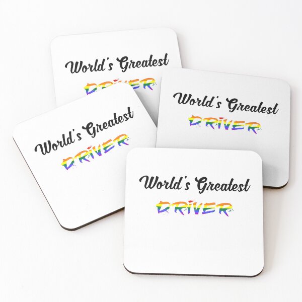 Item preview, Worlds Greatest Driver pride colours  designed and sold by qlobba.