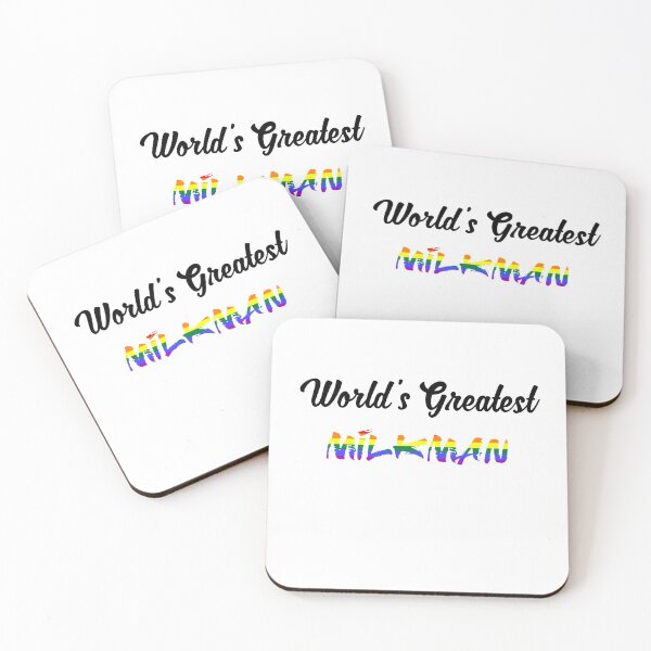 Item preview, Worlds Greatest Milkman pride colours  designed and sold by qlobba.