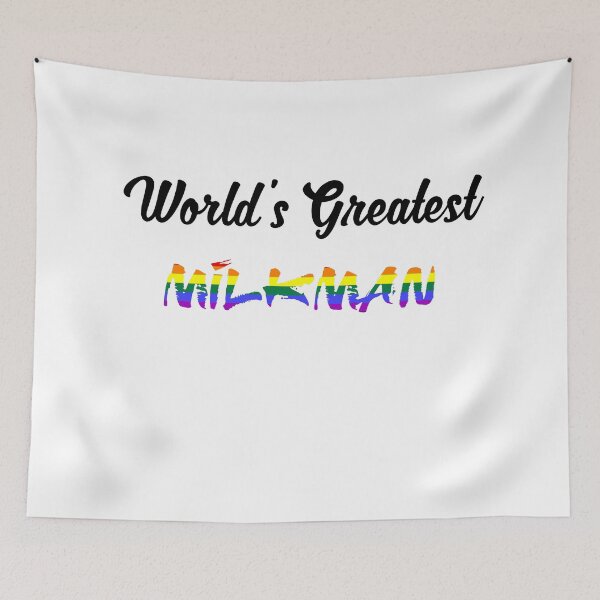 Item preview, Worlds Greatest Milkman pride colours  designed and sold by qlobba.