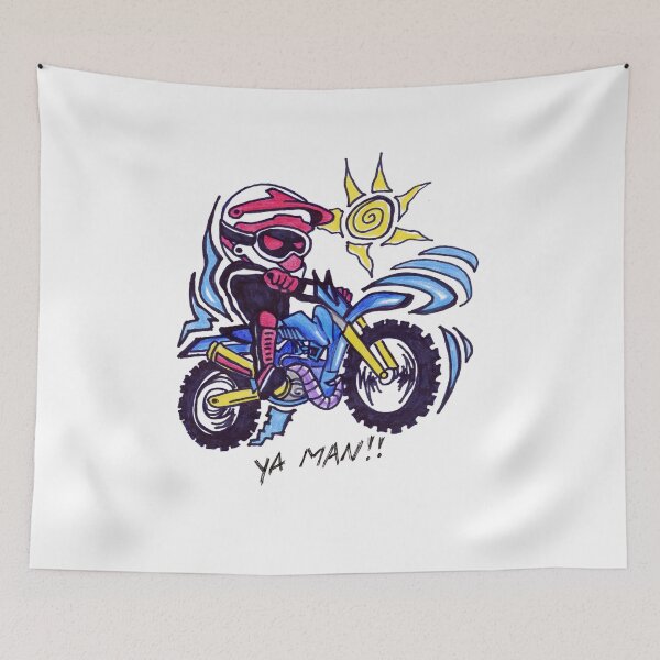Item preview, Ya man Motocross Art designed and sold by HighArtDesigns.