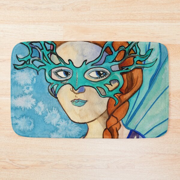 Item preview, Fairy Masquerade - Turquoise designed and sold by Niina  Niskanen.