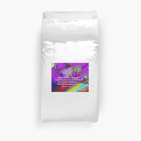 The Gratification Of Wealth Duvet Cover