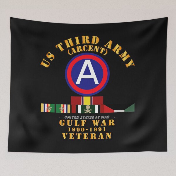 Item preview, Army - 3rd US Army - Gulf War 1990 - 1991 w Svc and SWASM 2 stars designed and sold by Military Insignia Products.