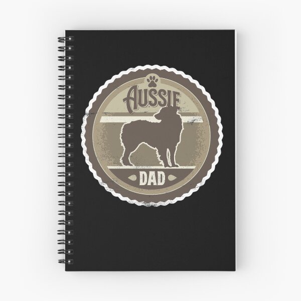 Item preview, Aussie Dad - Distressed Australian Shepherd Silhouette Design designed and sold by DoggyStyles.