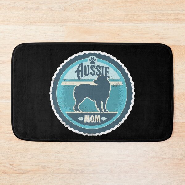 Item preview, Aussie Mom - Distressed Australian Shepherd Silhouette Design designed and sold by DoggyStyles.