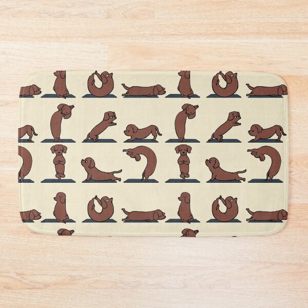 Item preview, Dachshund yoga designed and sold by Huebucket.