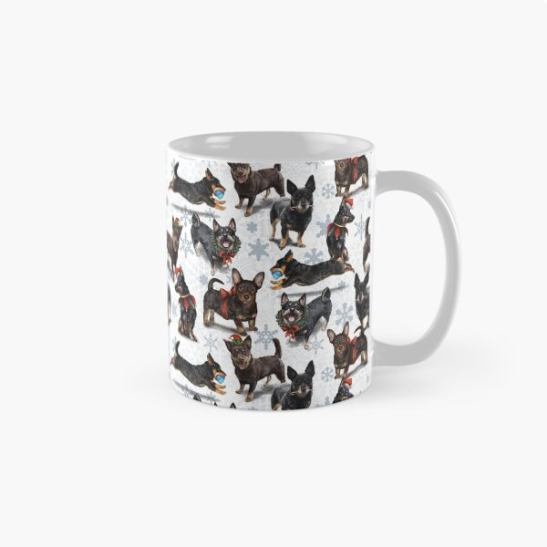 Item preview, La Navidad Lancashire Heeler designed and sold by Elspeth Rose Design.