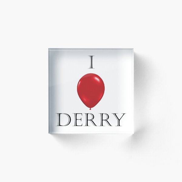 Scary Derry Balloon Acrylic Block