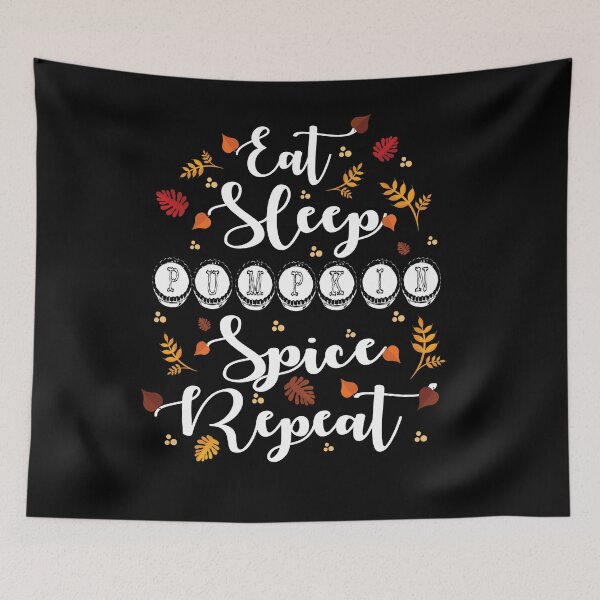 Item preview, Thanksgiving Pumpkin Spice Tshirt Eat Sleep Pumpkin Pie designed and sold by DSWShirts.