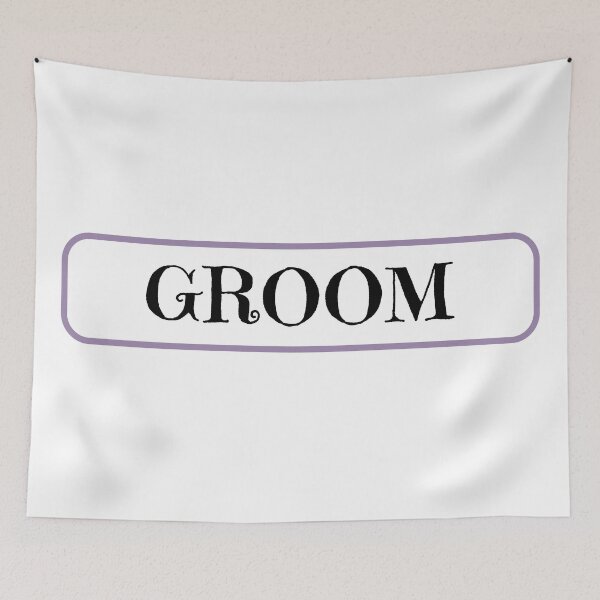Item preview, Groom on his wedding day designed and sold by designInk.