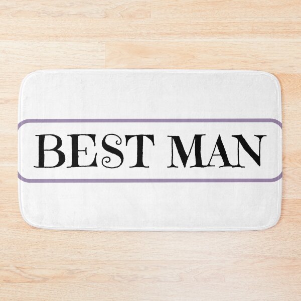 Item preview, Best man on wedding day designed and sold by designInk.