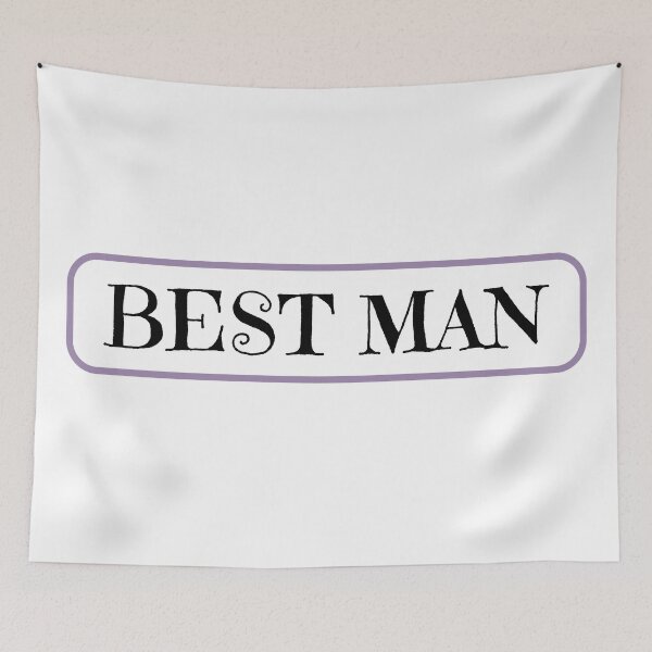 Item preview, Best man on wedding day designed and sold by designInk.