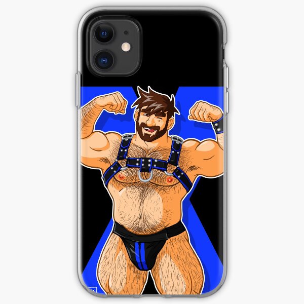 ADAM LIKES HARNESS - BLUE iPhone Soft Case