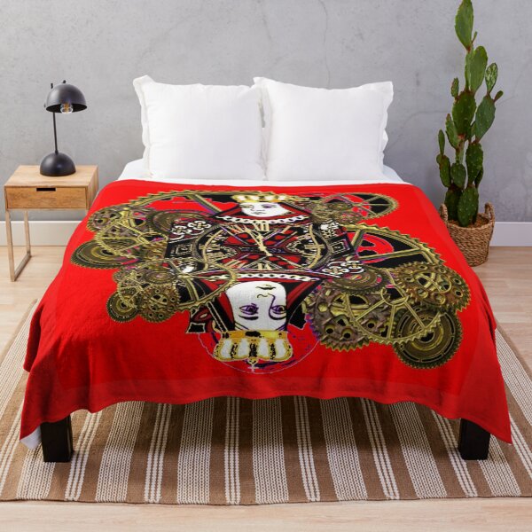 Item preview, STEAMPUNK QUEEN OF INDUSTRY IN RED-BLACK ART designed and sold by sharlesart.