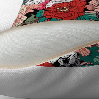 Alternate view of Because French Bulldog Throw Pillow