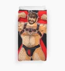 ADAM LIKES HARNESS - RED Duvet Cover